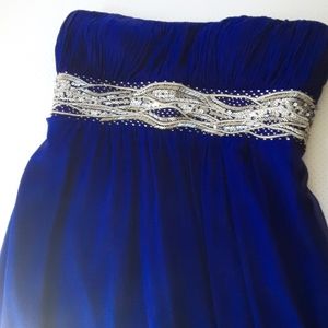 Gorgeous cobalt blue prom dress